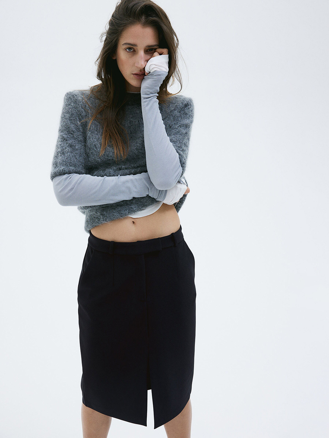 H&M Jersey Pencil Skirt