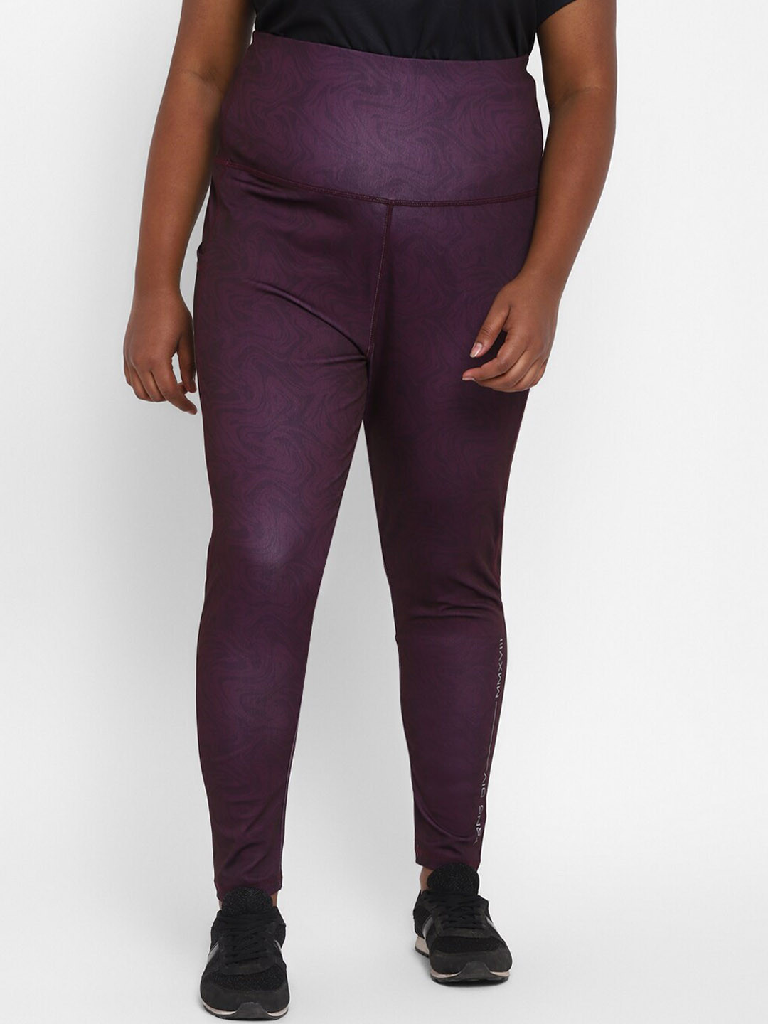 Sztori Plus Size Active Wear Women Slim-Fit Ankle-Length Gym Tights