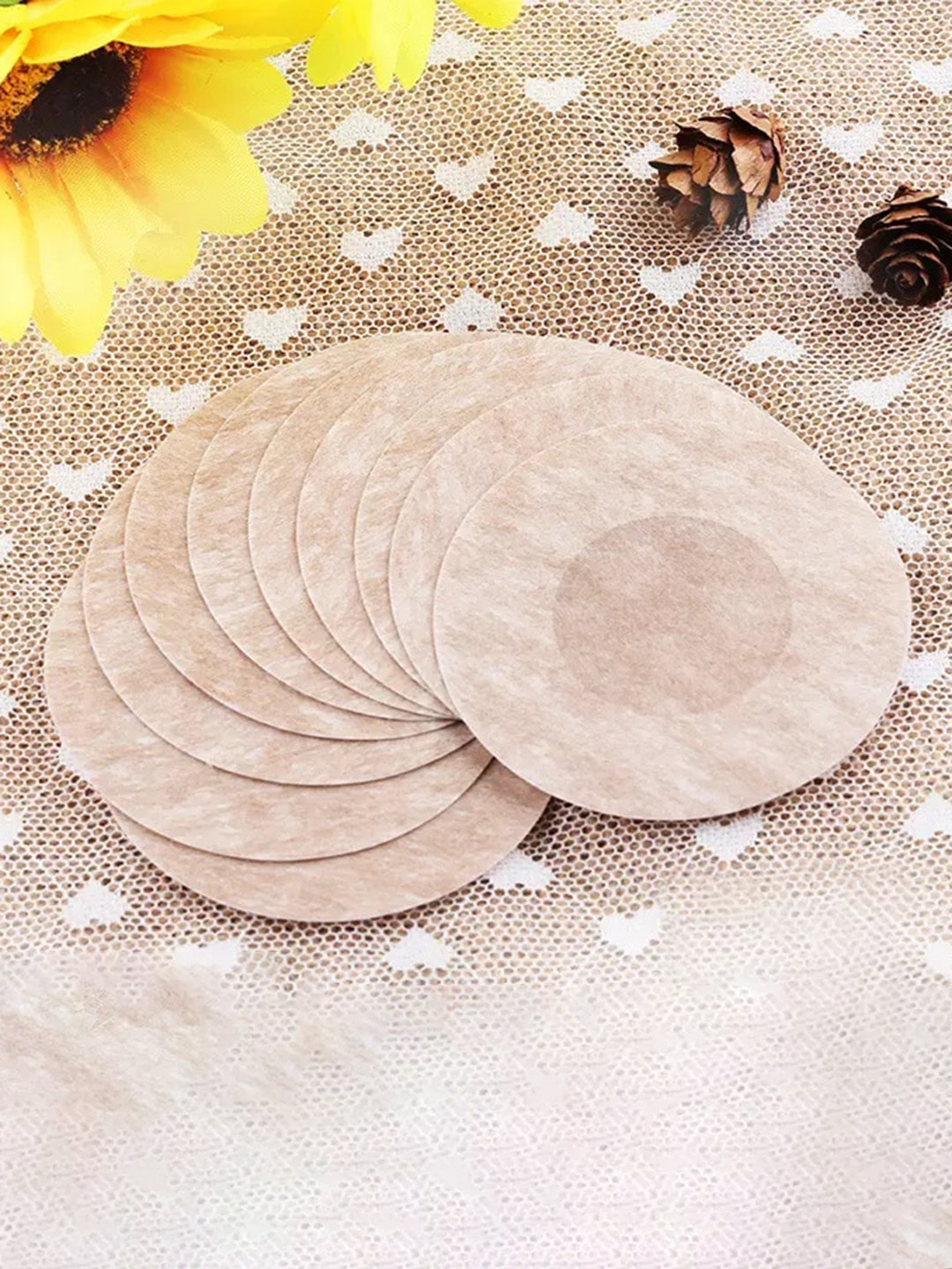 PLUMBURY Set Of 5 Non-Allergic Stick-On Nipple Pasties