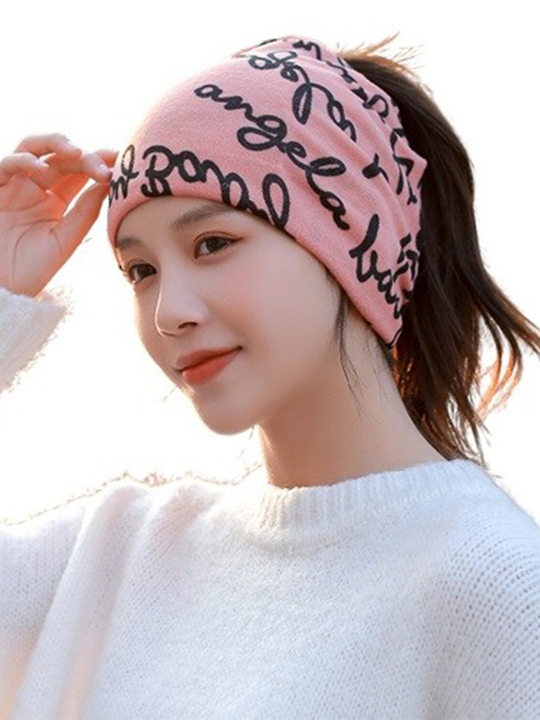Alexvyan Women Printed Cotton Beanie Winter Cap