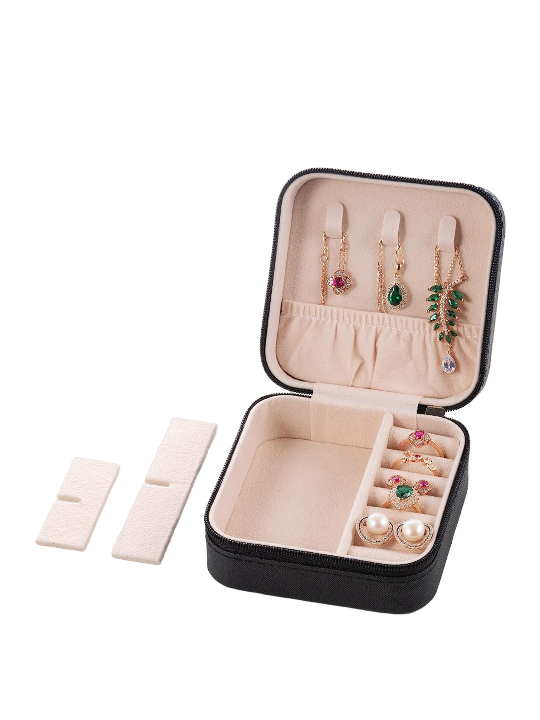 Awestuffs Black Multi-functional Super Strong Jewellery Organiser