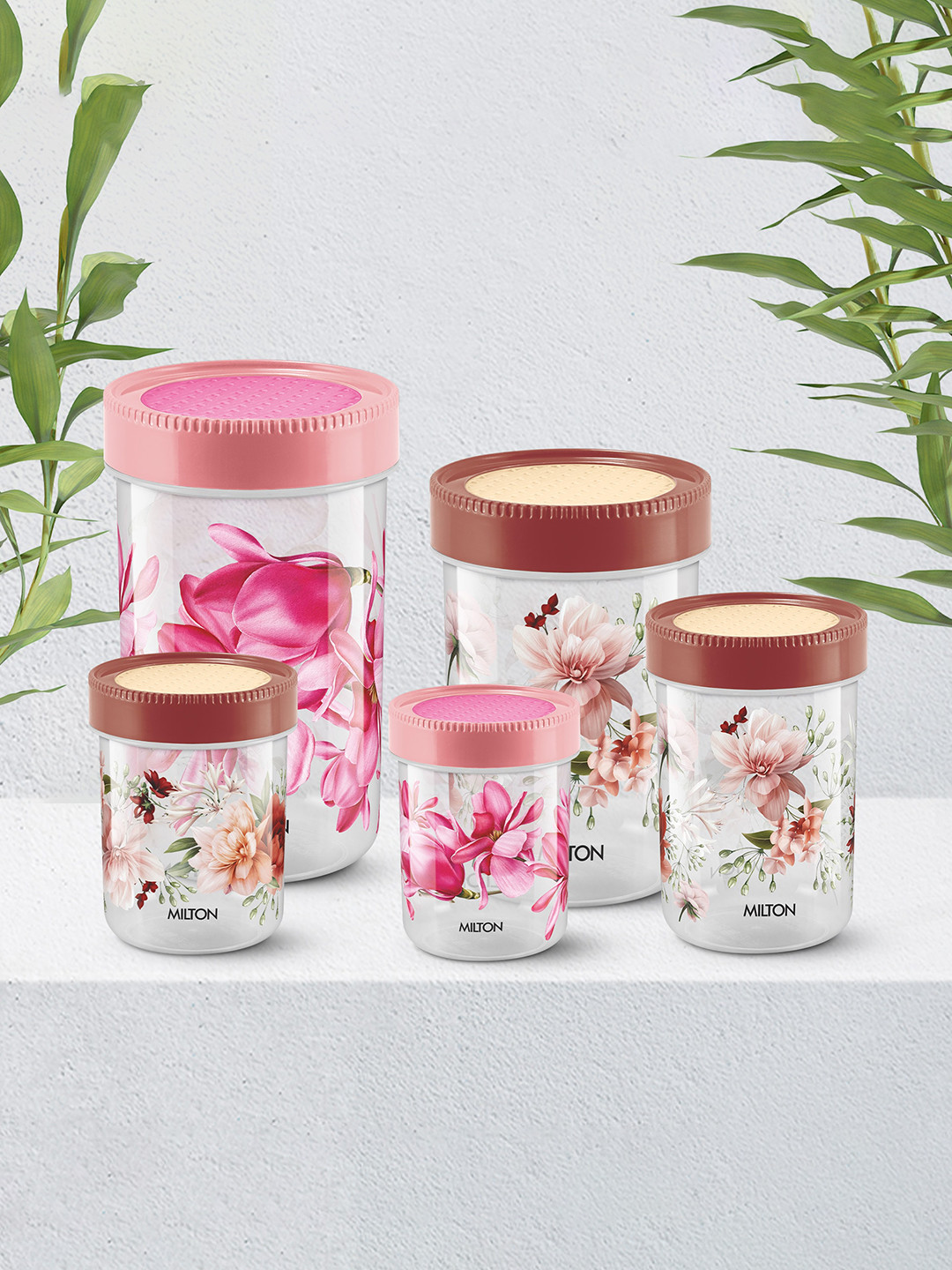 Milton Nova 3 Pcs Transparent Plastic Container 500 - 469 ML Each