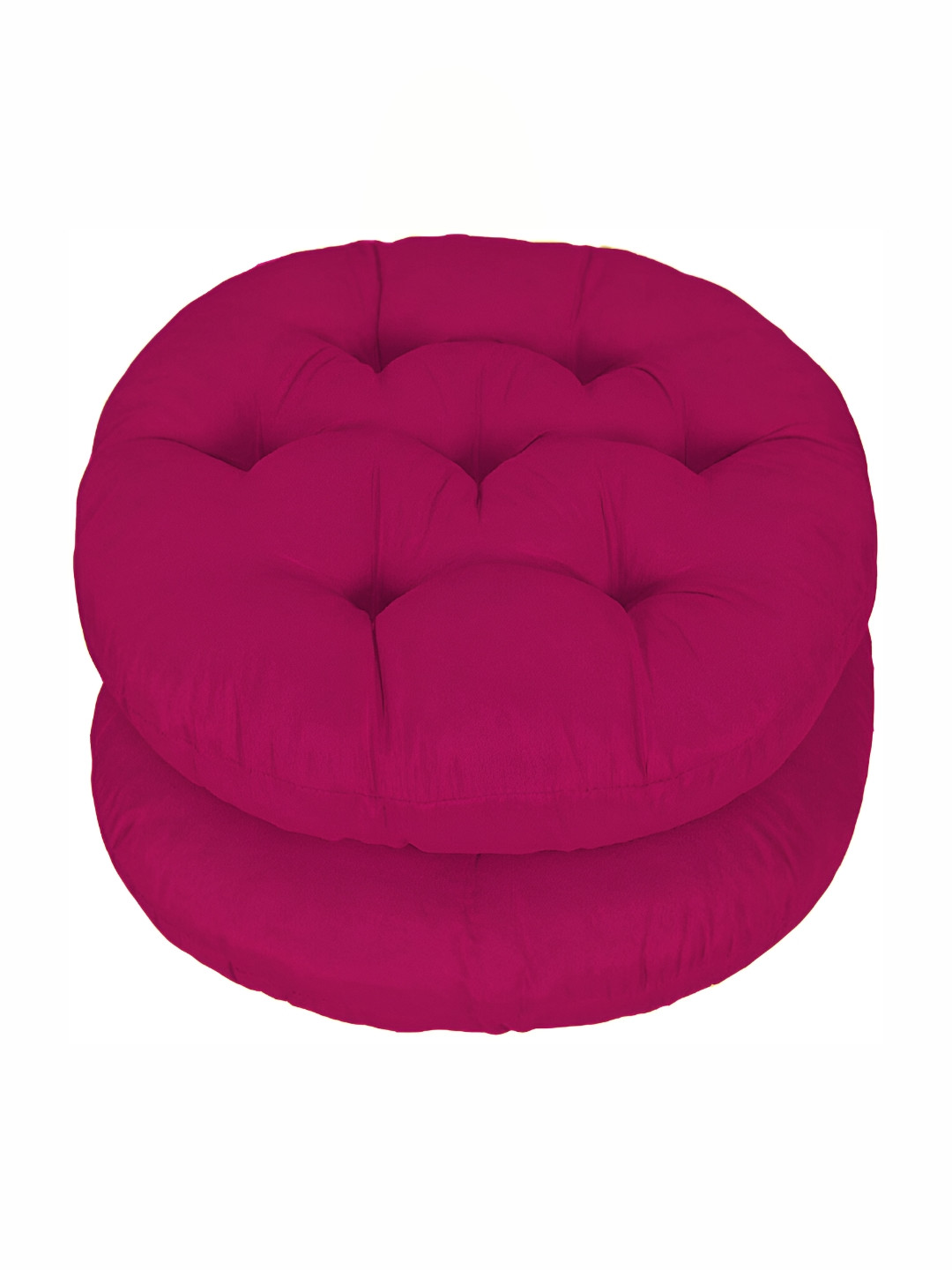DADDY COOL Pink 2 Pieces Cotton Round Cushion Chair Pads