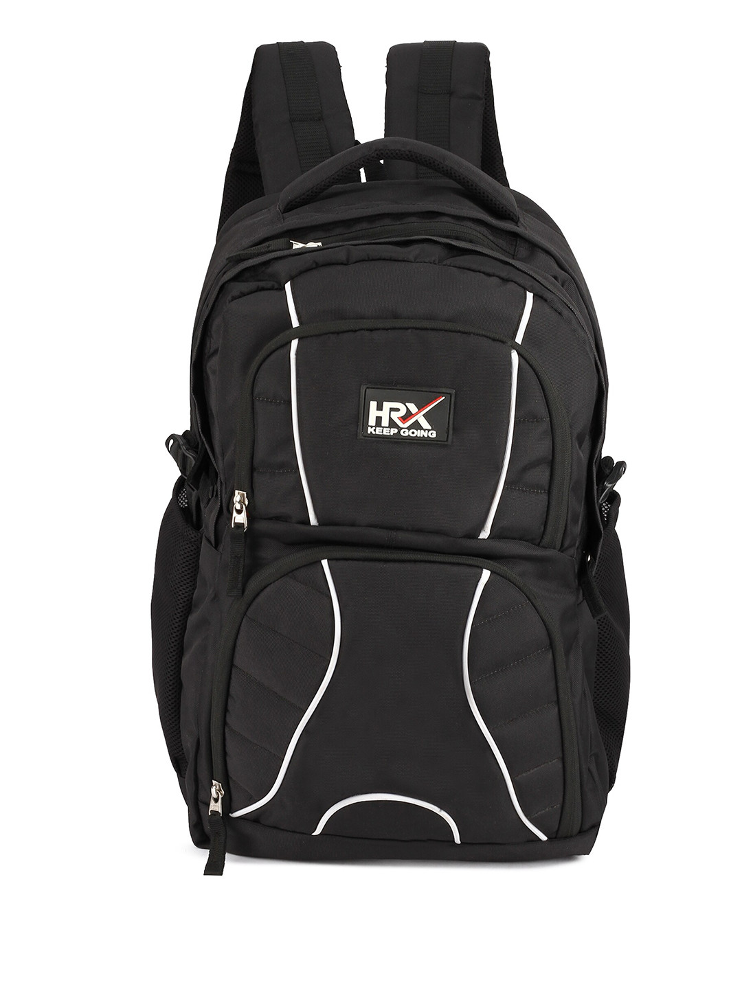 HRX by Hrithik Roshan Unisex Black Lightweight Water Resistance Backpack 45 L
