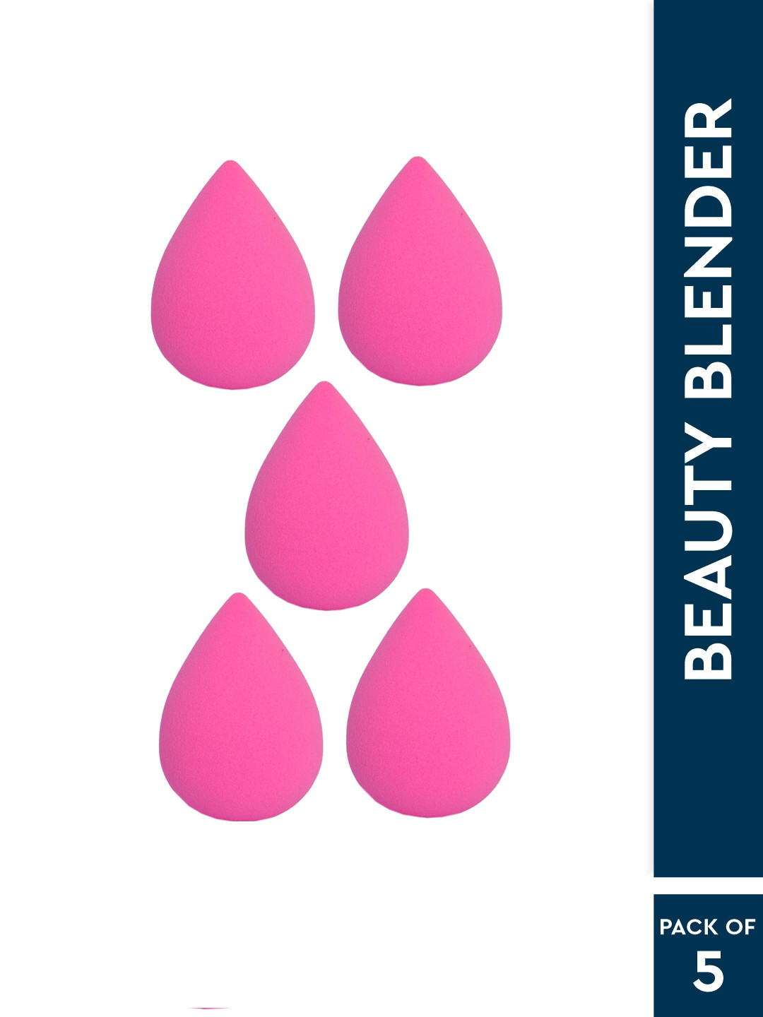 GUBB Set Of 5 Beauty Blending Sponge - Bright Pink