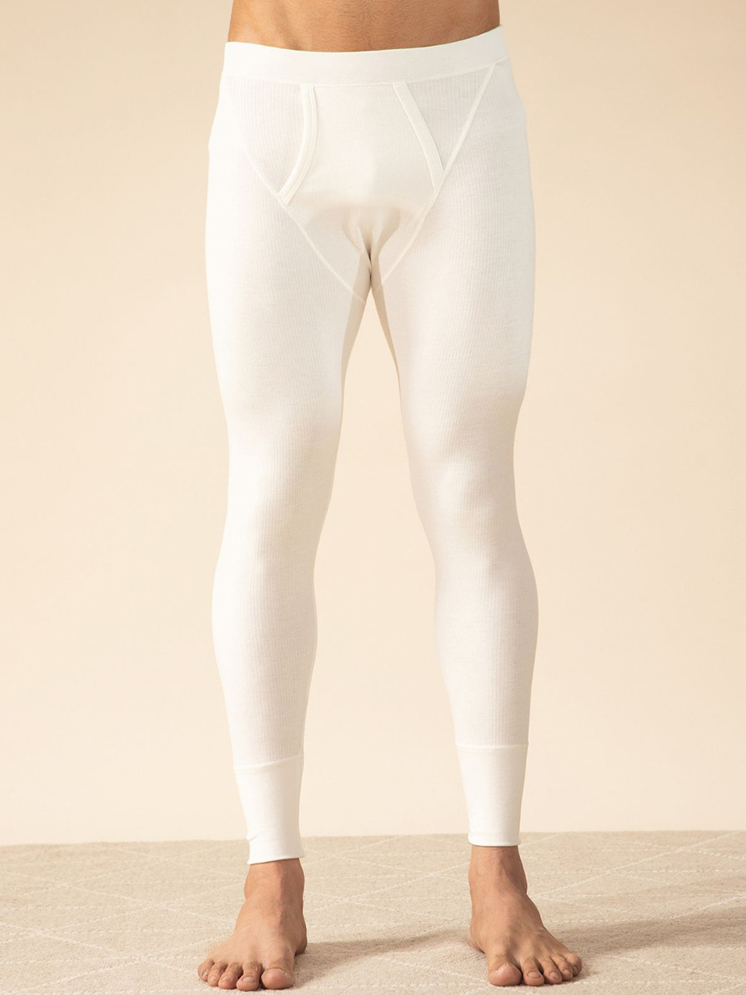 MODERN CREW Men Mid-Rise Slim-Fit Thermal Bottoms