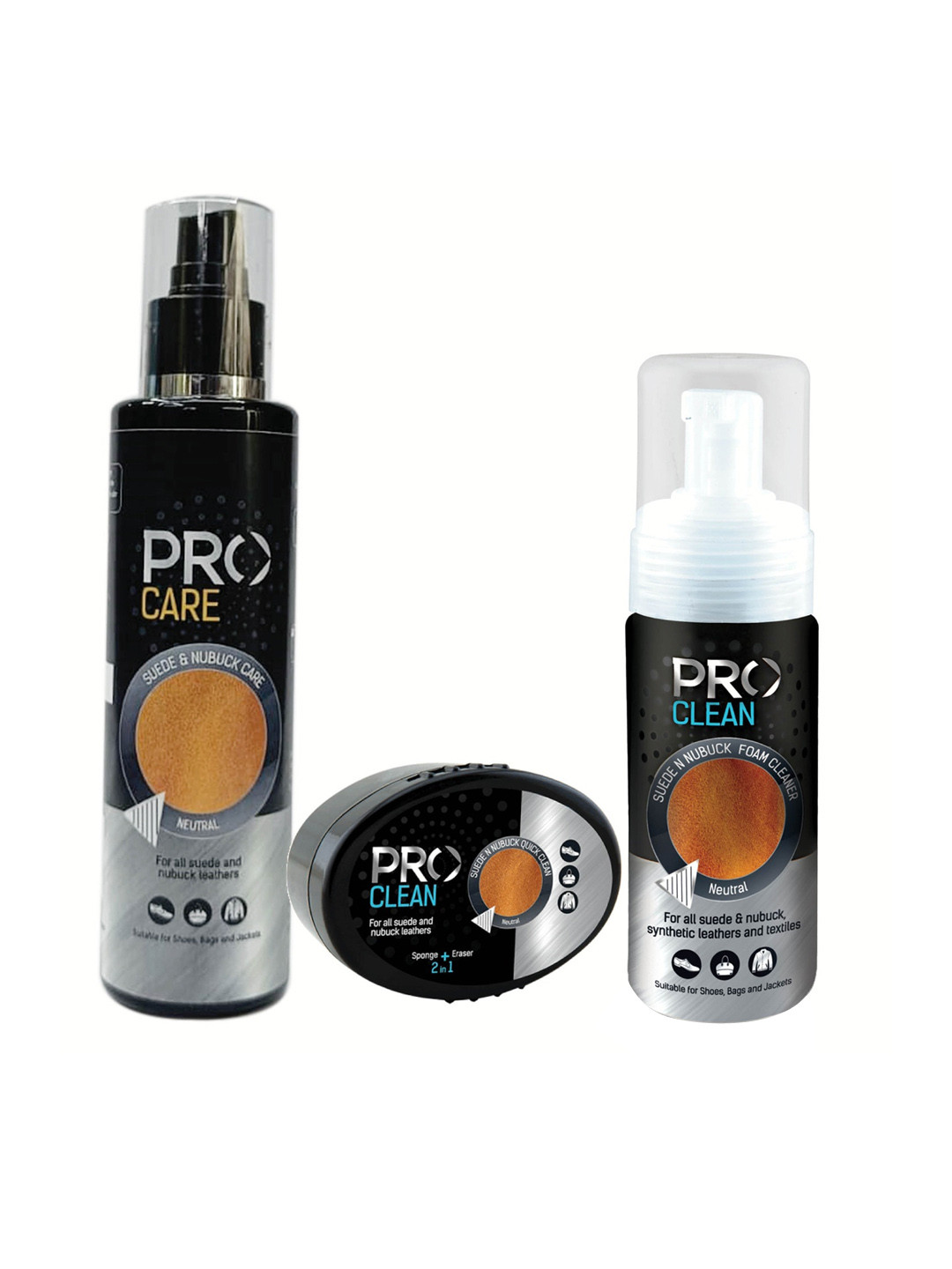 PRO Suede & Nubuck Buddy Shoe Clean & Colour Care Combo