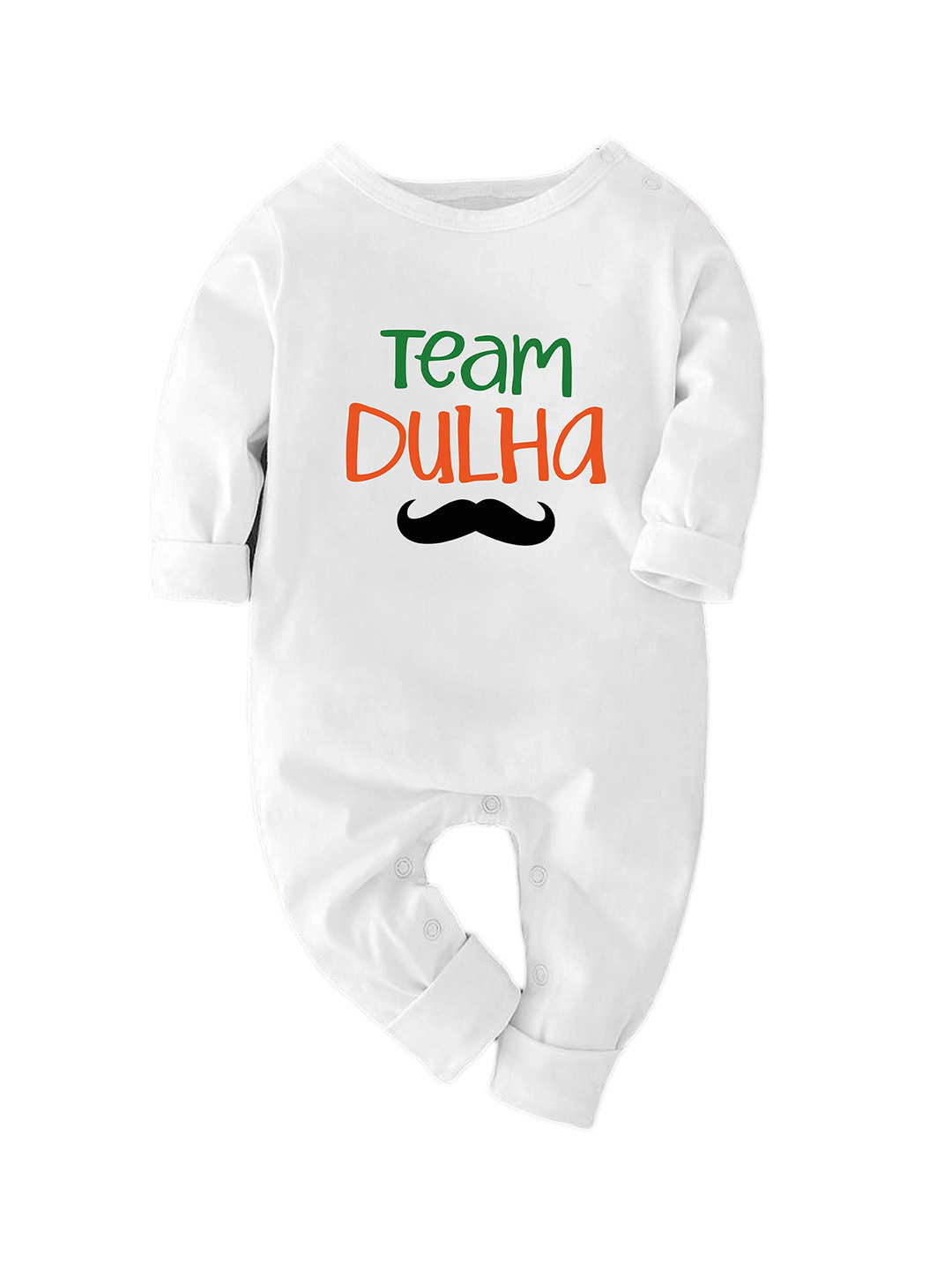Zeezeezoo Kids Team Dulha Printed Pure Cotton Romper