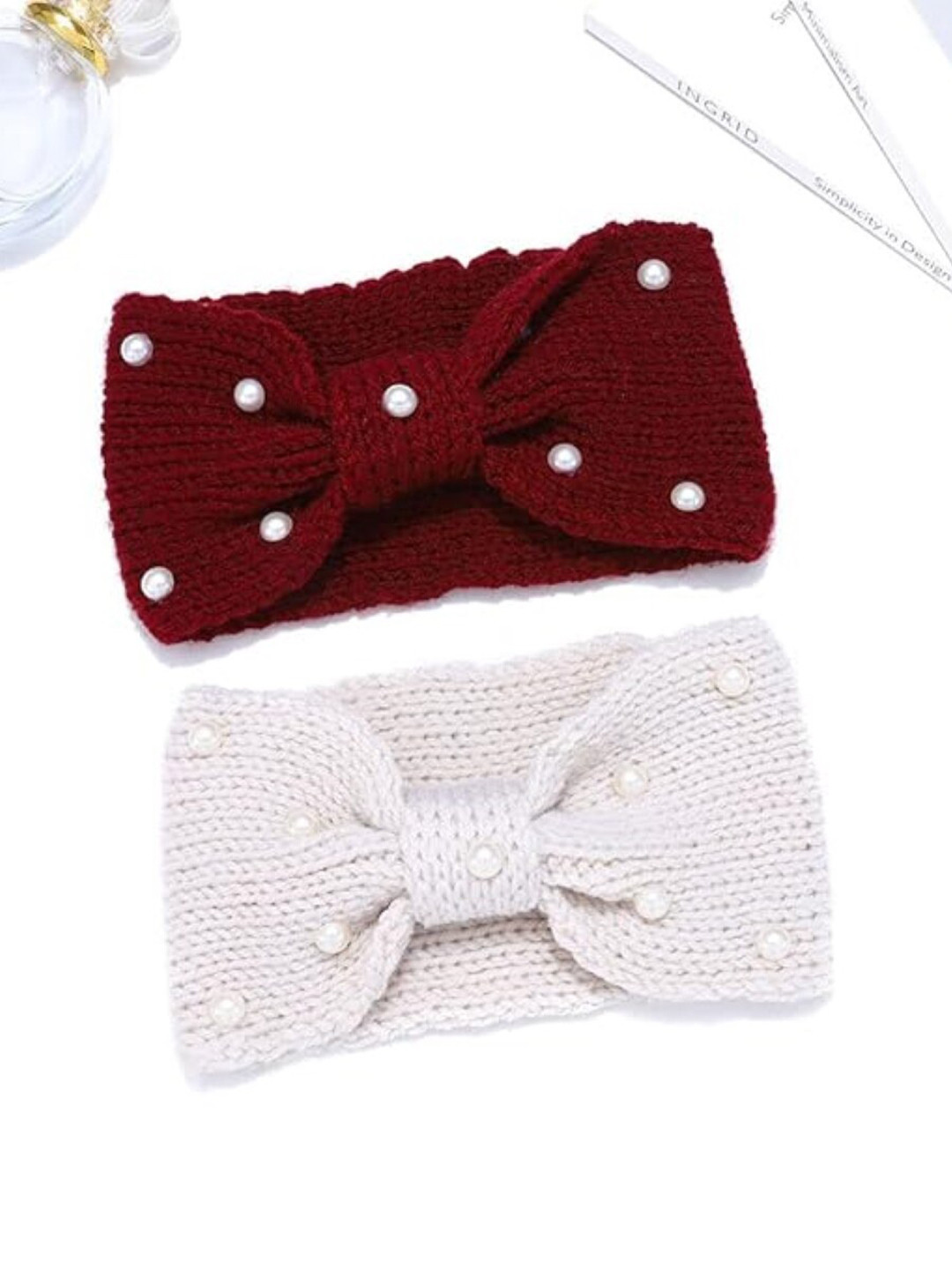 EL REGALO Pack Of 2 Embellished Headbands