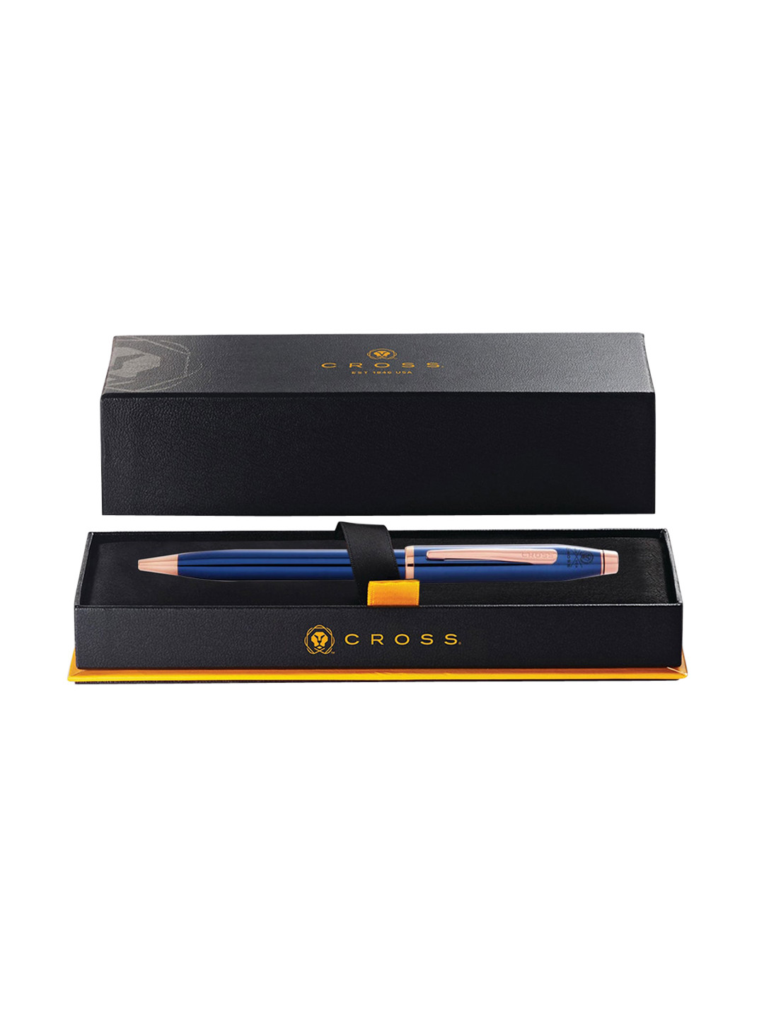 Cross Translucent Cobalt Blue Lacquer Century II Ballpoint Pen