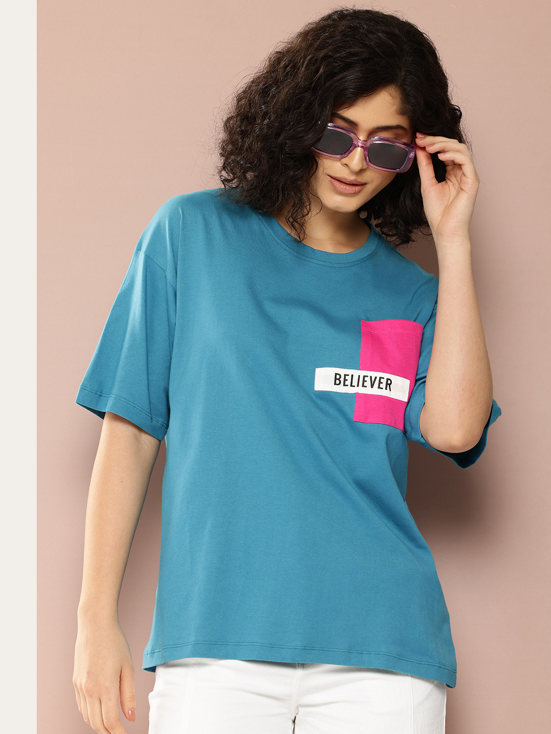 Harvard T-shirt with Patch Pocket