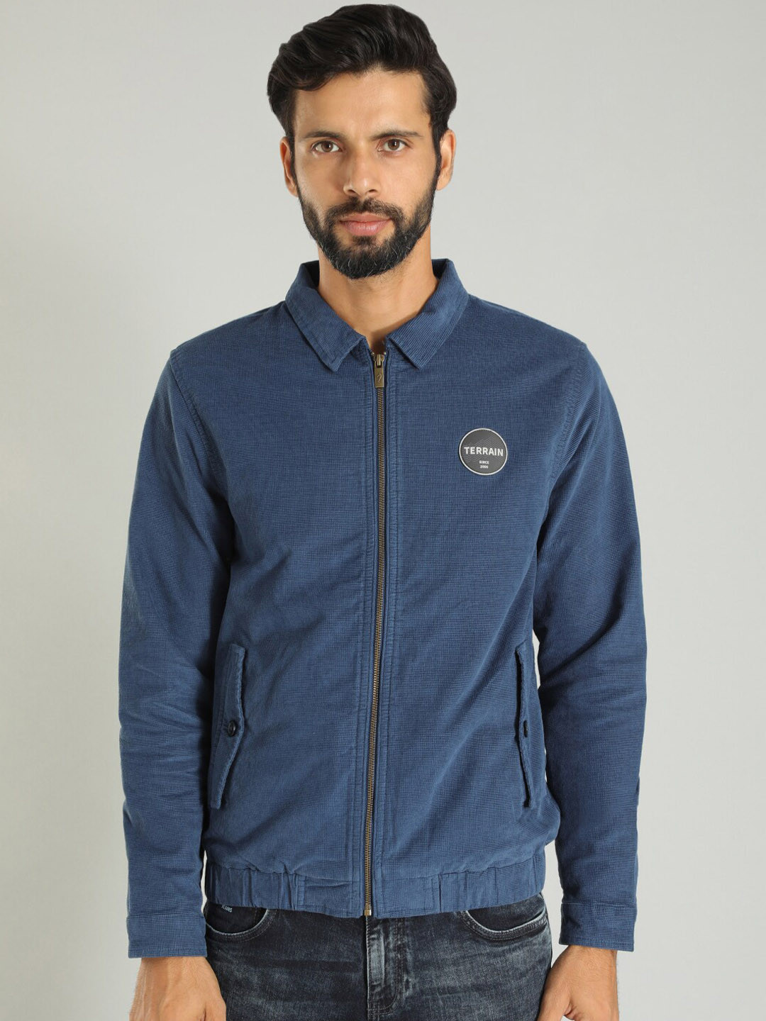 Indian Terrain Lightweight Pure Cotton Tailored Jacket