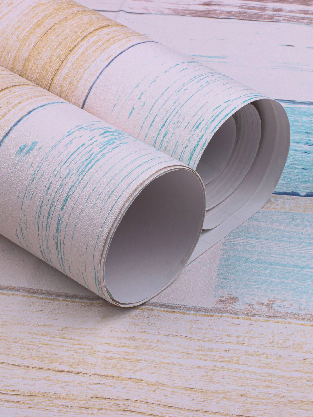 Bonhomie Pink & Blue Decorative Self adhesive Waterproof Wallpaper