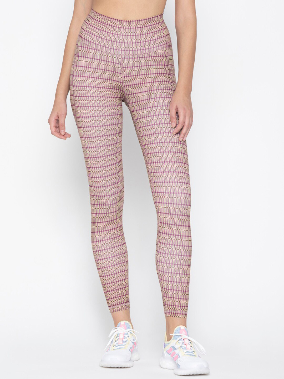 ADIDAS YGA ST AOP TGT Women Printed Ankle Length Tights