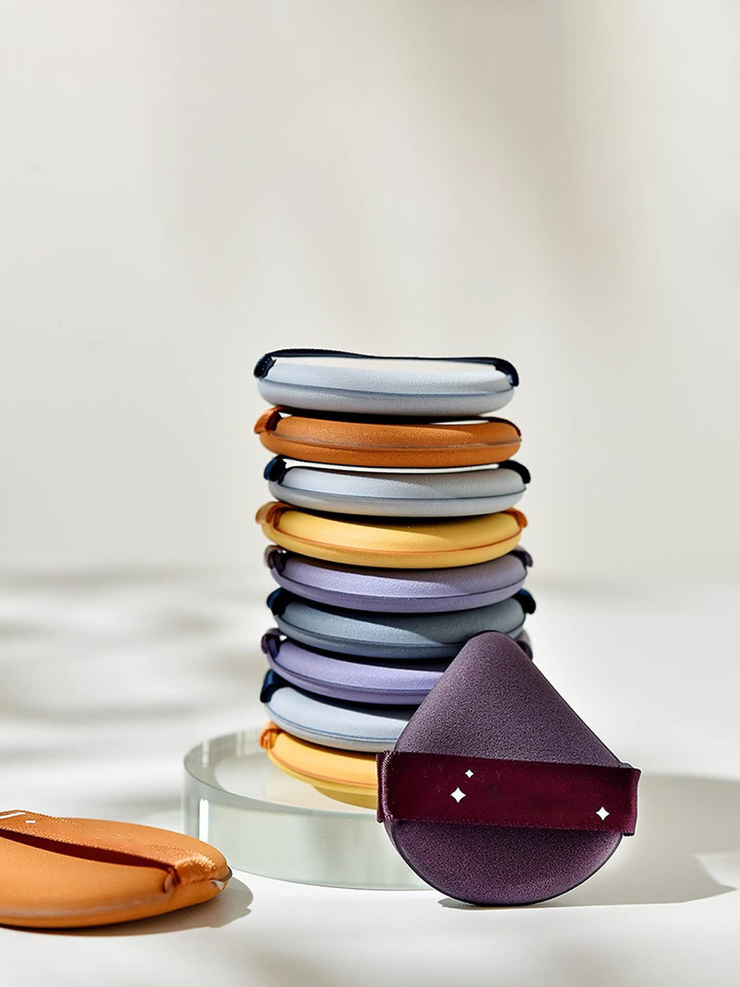 CHRONEX Set of 7 Professional Makeup Puff - Multicolored