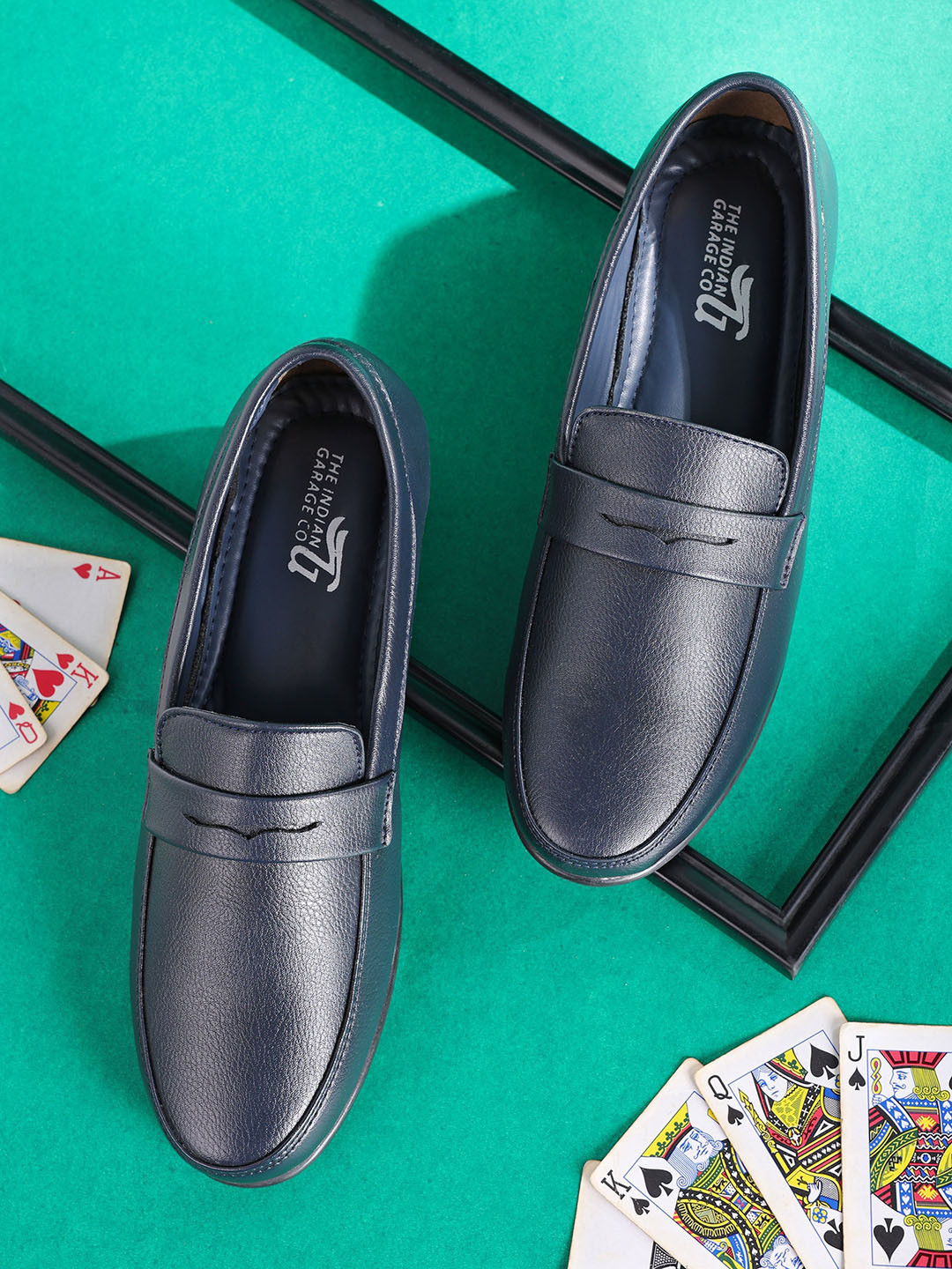 The Indian Garage Co Men Comfort Insole Penny Loafers