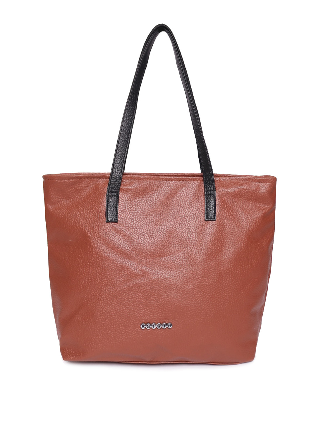 ASTRID Textured Dual Compartment Structured Shoulder Bag