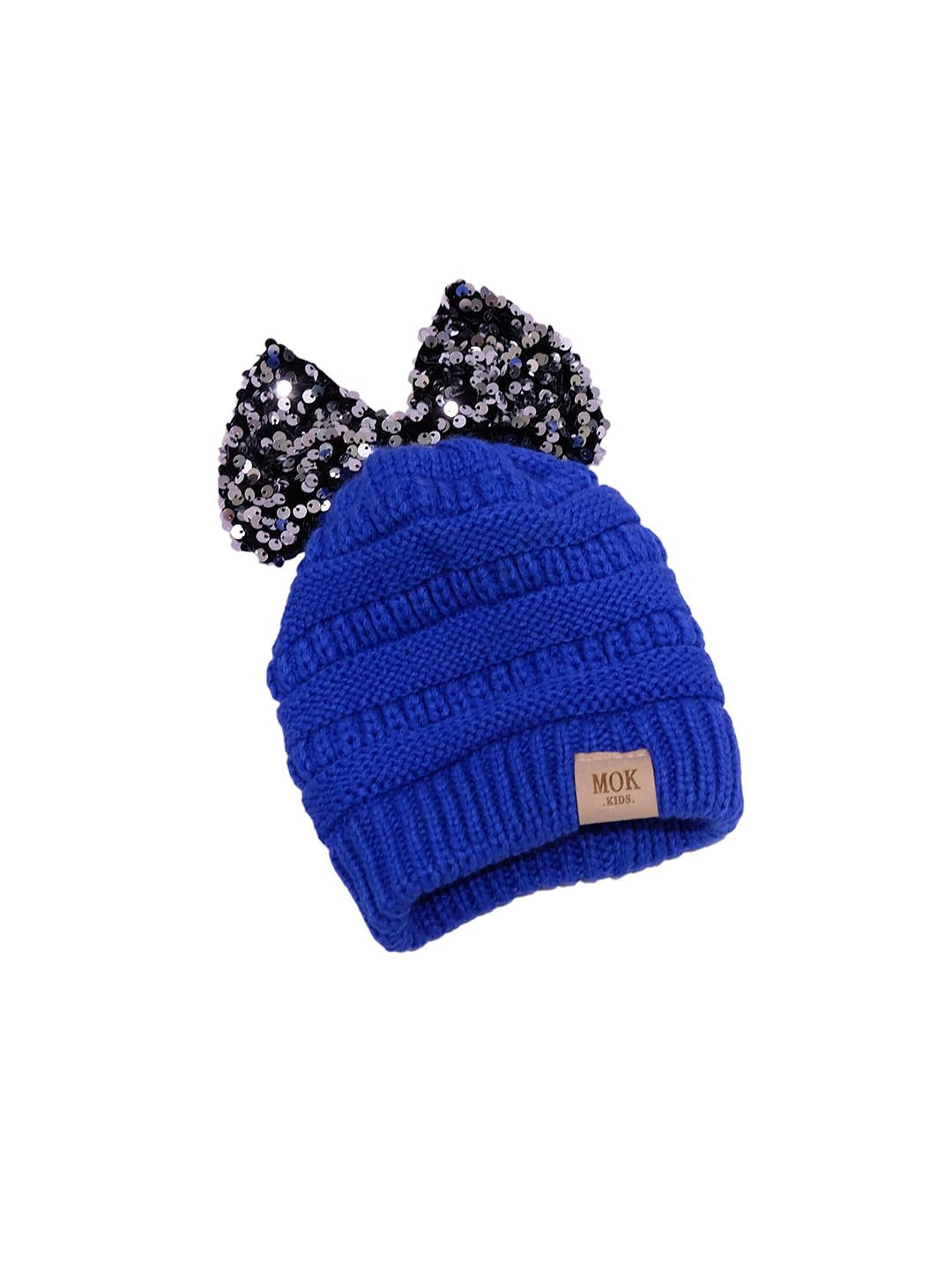 TIPY TIPY TAP Kids Beanie Woollen Cap With Bow Dertail