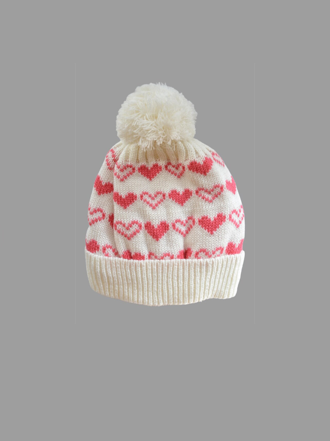 TIPY TIPY TAP Kids Self Design Woollen Beanie Cap with Muffler