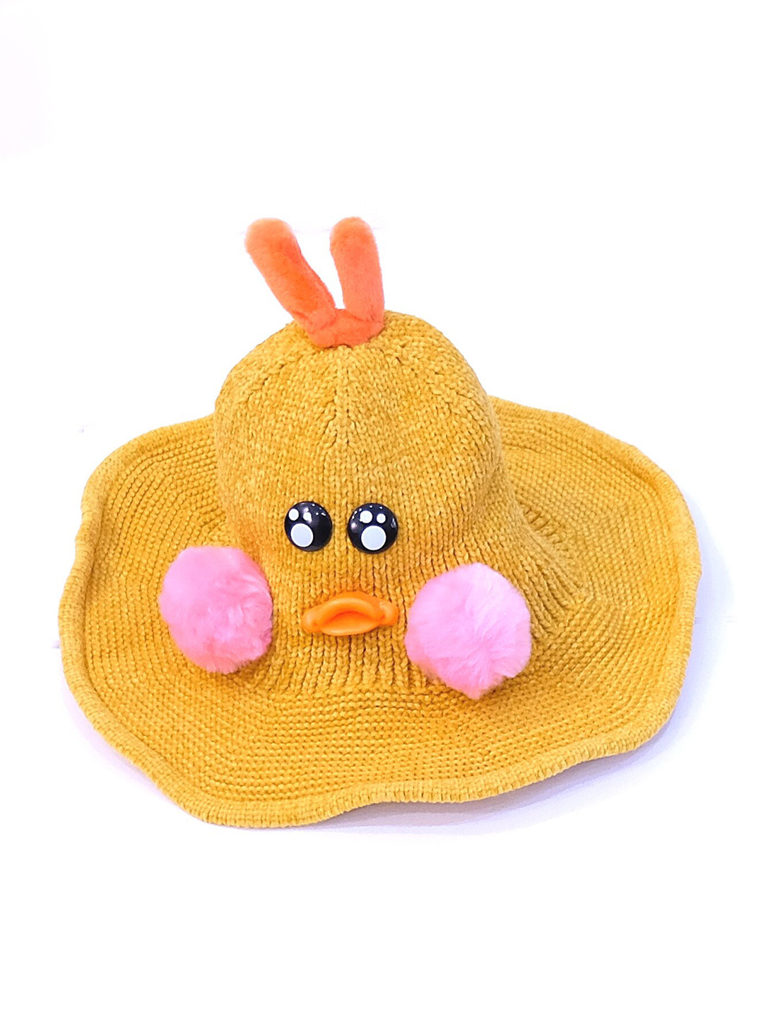 TIPY TIPY TAP Infants Self Design Acrylic Woollen Duck Hat