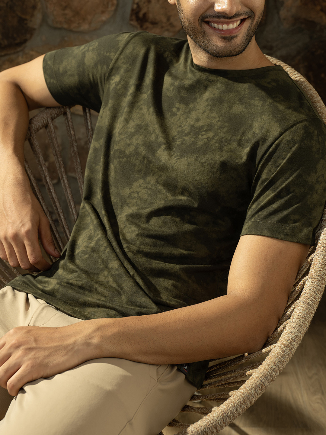 DAMENSCH Breeze Ultra Light Tie & Dye Vortex Blend T-Shirt