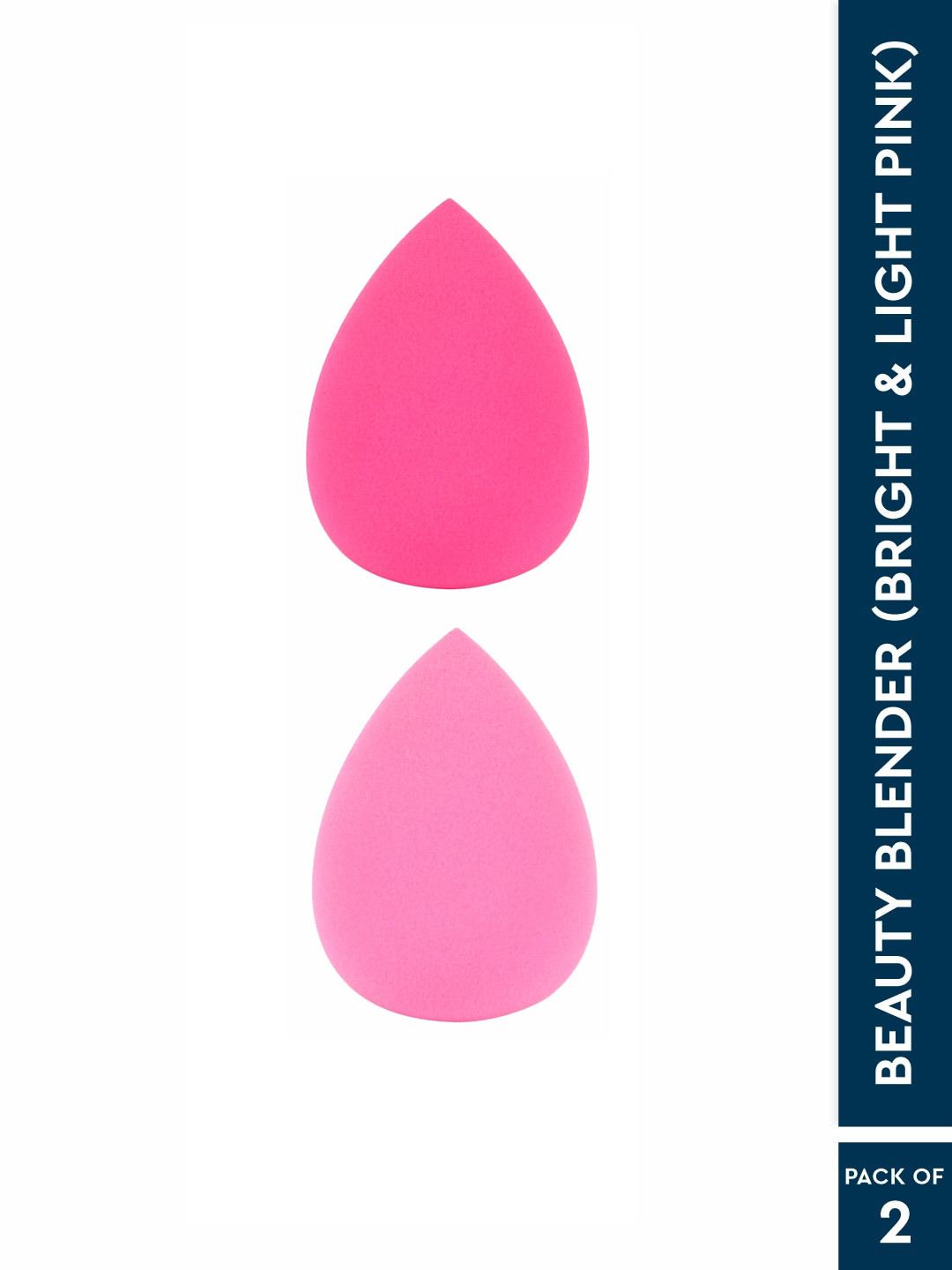 GUBB Set of 2 Latex-Free Beauty Blending Sponge - Bright Pink & Light Pink