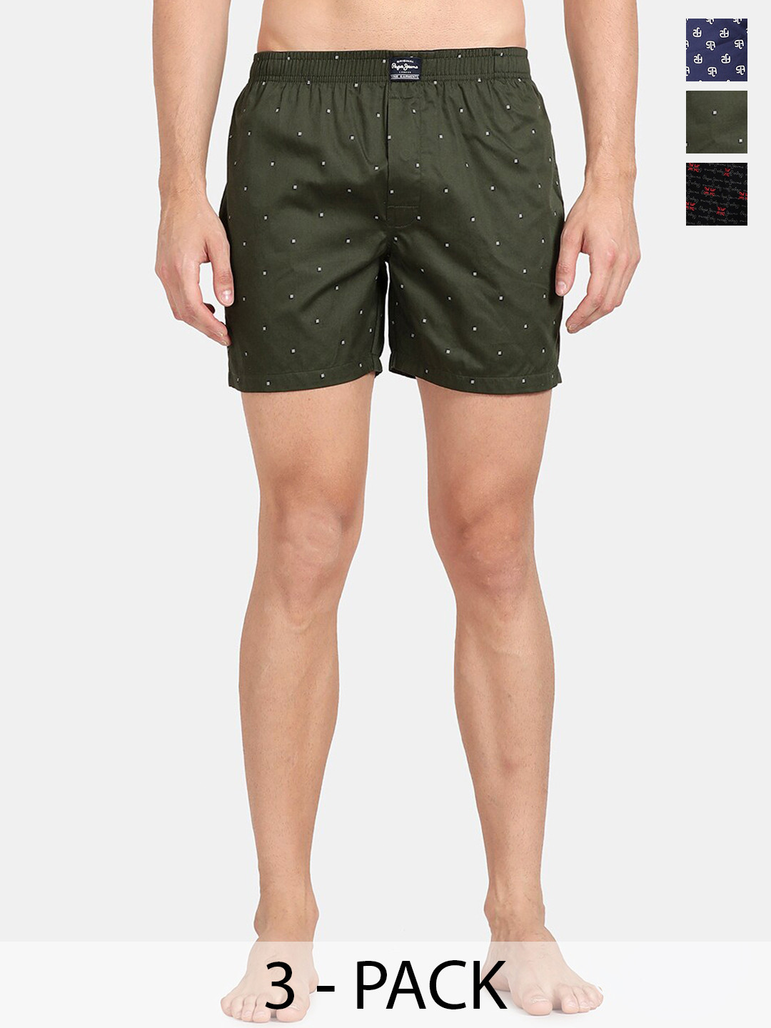 Pepe Jeans Pack Of 3 Printed Pure Cotton Boxers 17871506-1-14179414-1-11746854-1