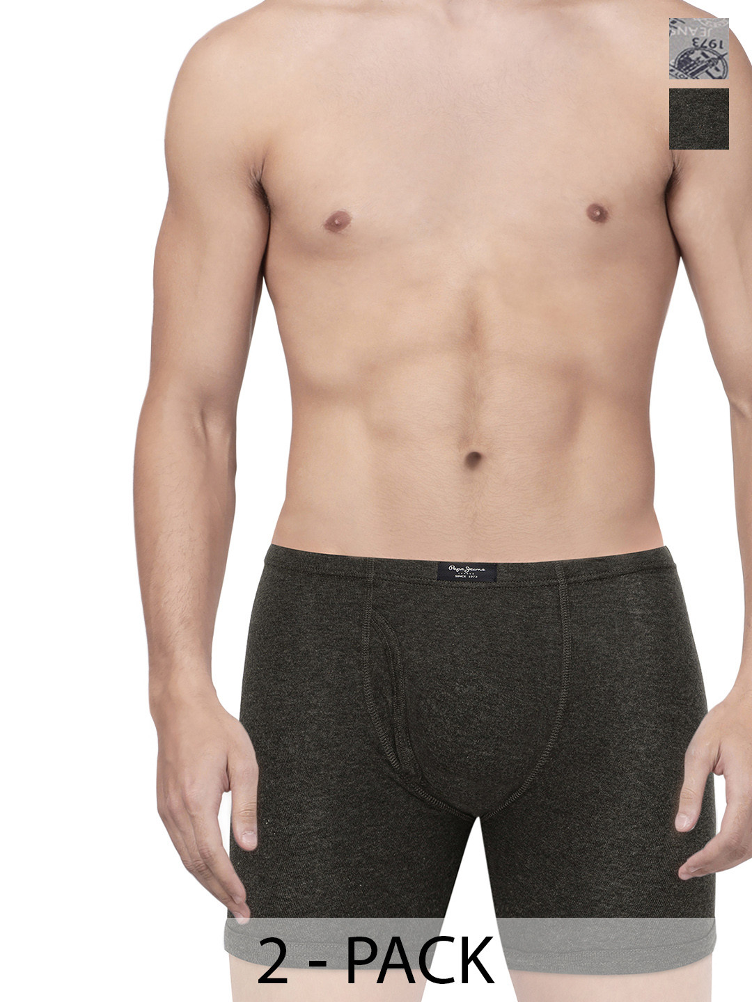 Pepe Jeans Pack Of 2 Outer Elastic Cotton Trunk 18532516-1-8937021-1