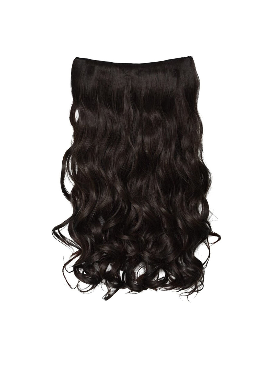 FIMBUL Clip-in Natural Curly Hair Extensions - Black 01