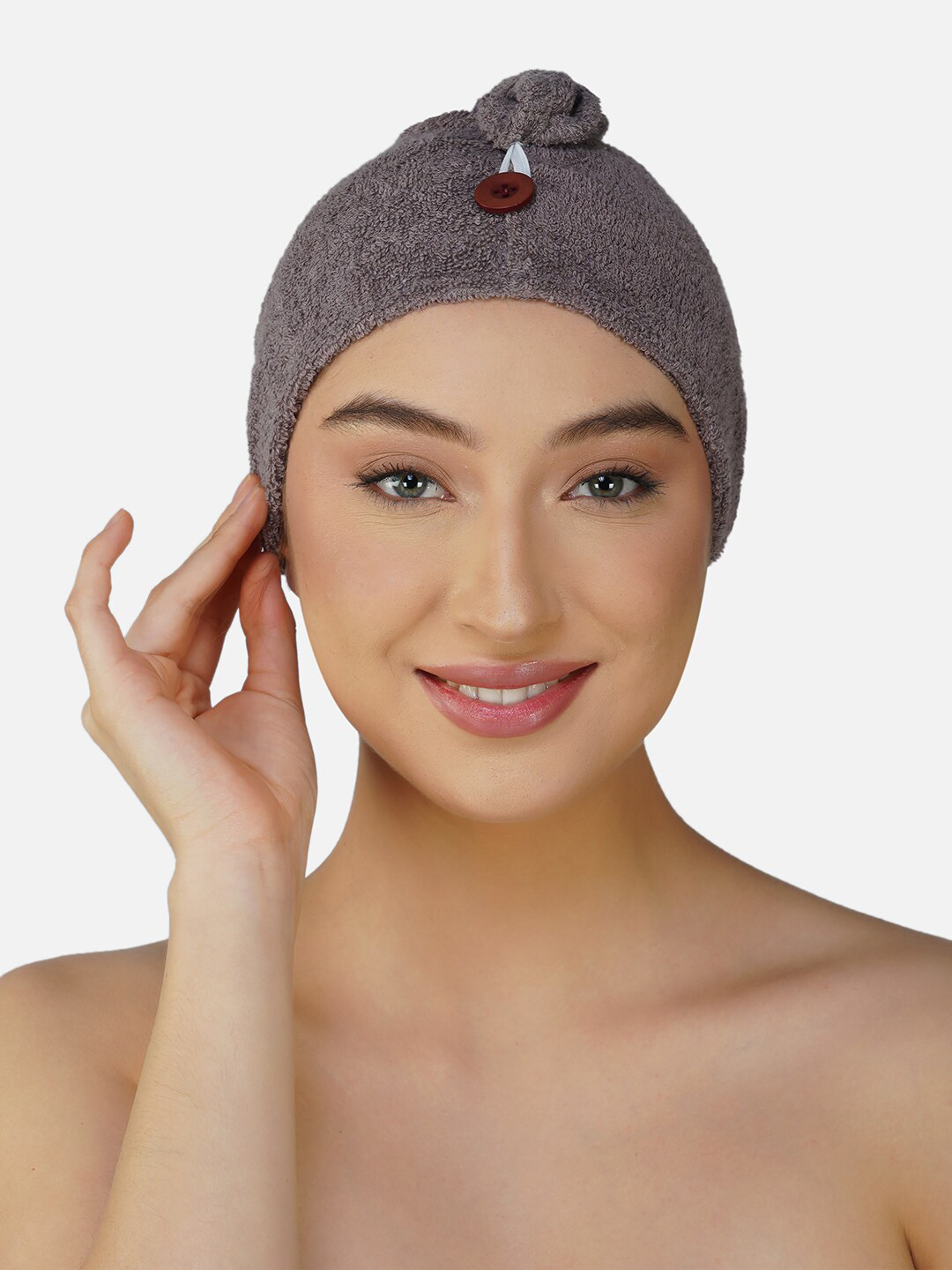 RANGOLI Grrey Bamboo 500 GSM Hair Towel Wrap