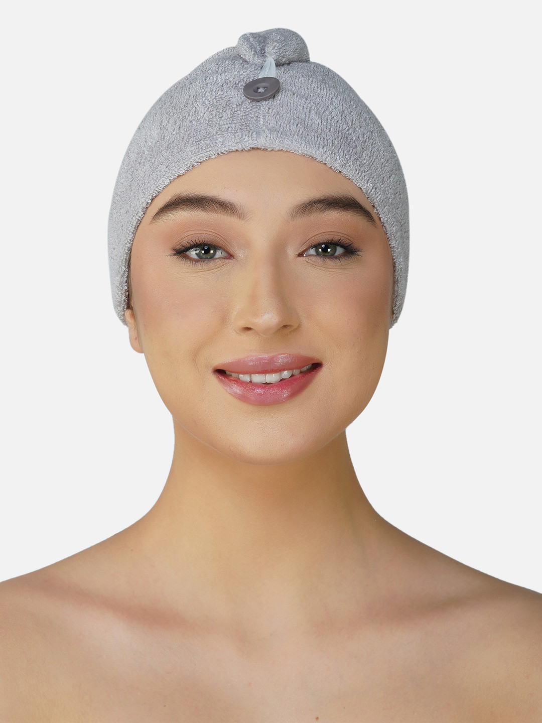 RANGOLI Grey Bamboo 500 GSM Hair Towel Wrap