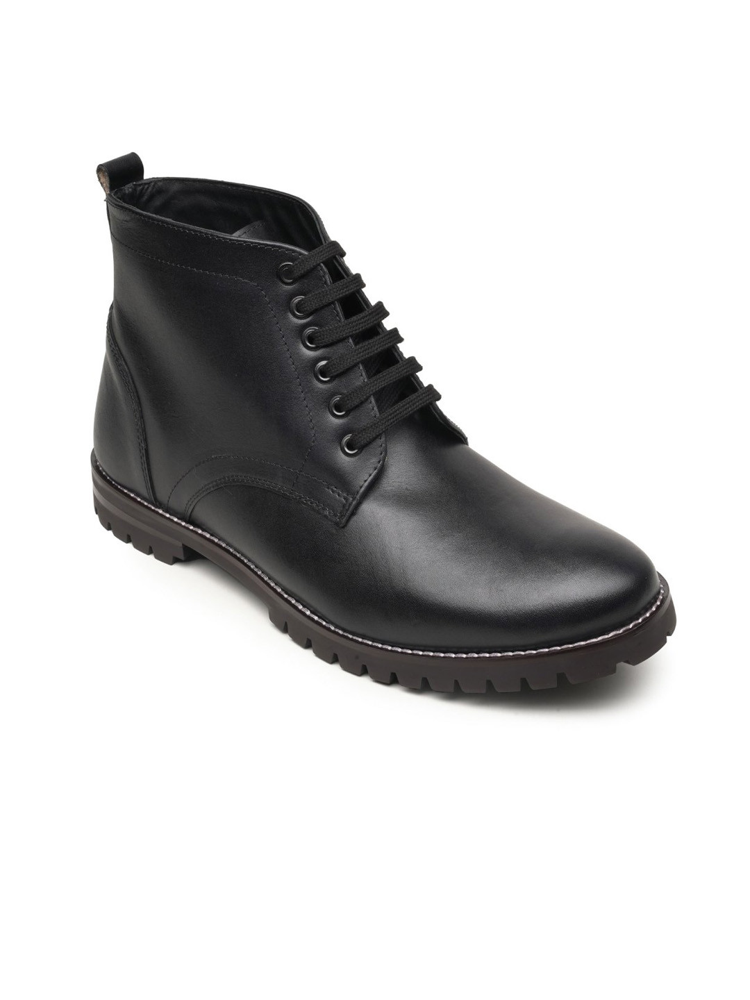 RAPAWALK Men Mid Top Leather Regular Boots