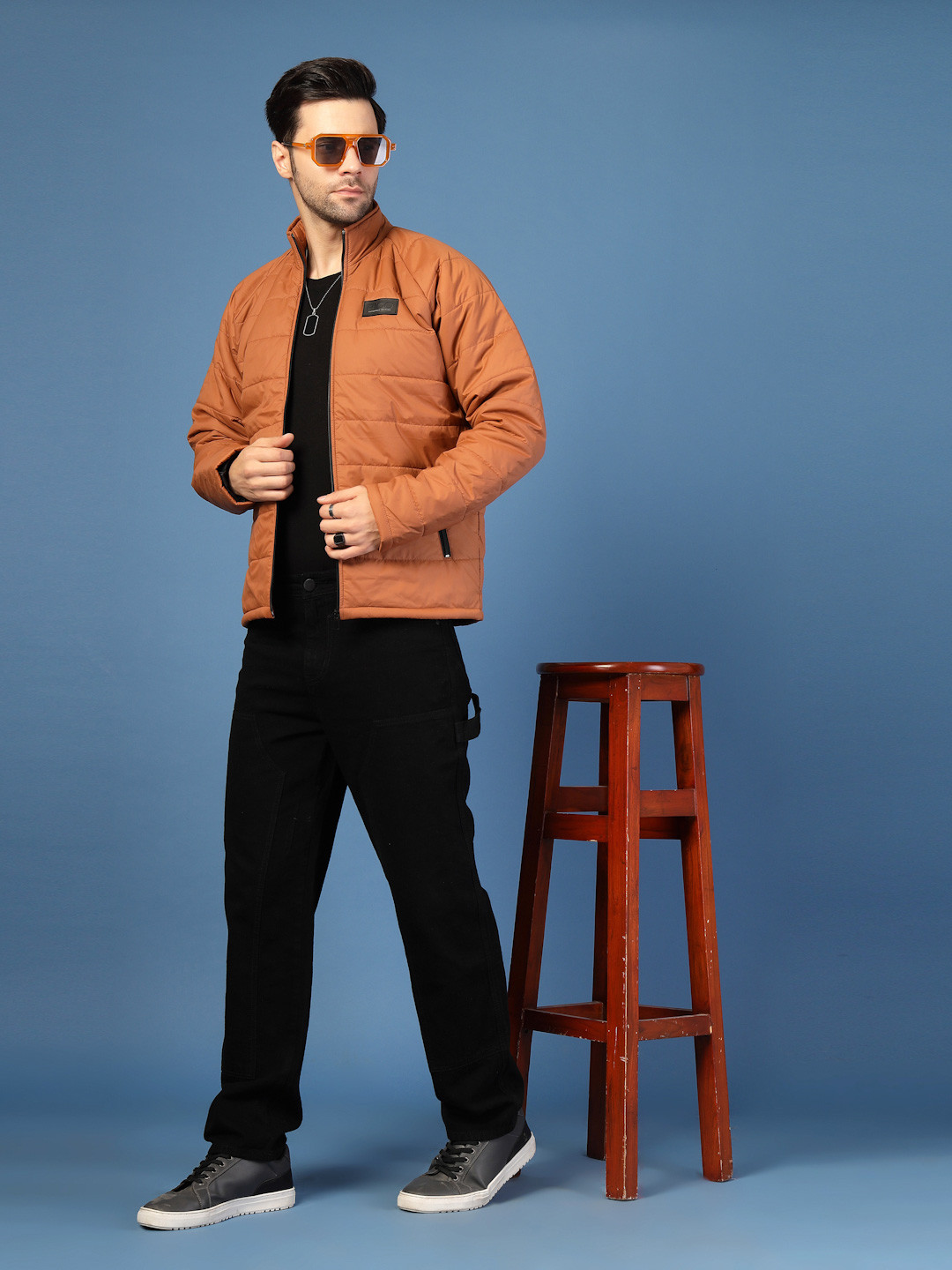 Rigo Mock Collar Puffer Jacket