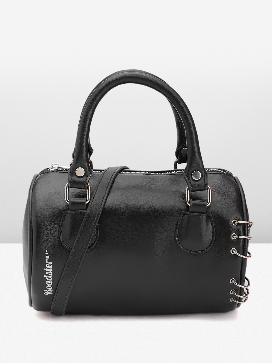 Roadster Women Black Duffle Sling Bag