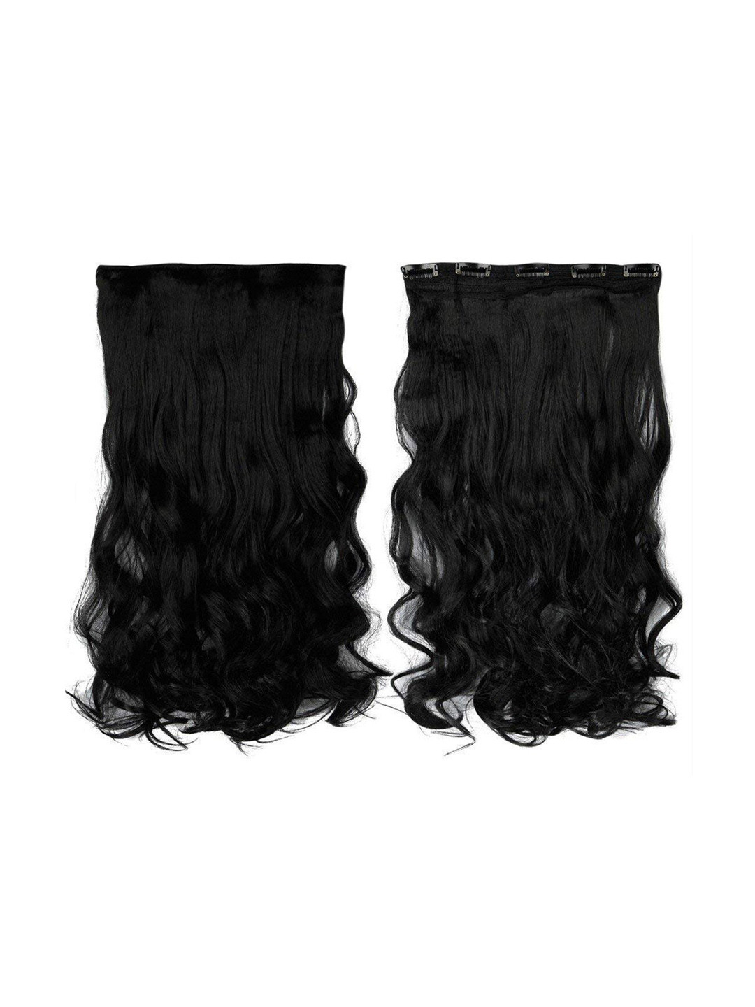 FIMBUL 5 Clip Synthetic Curly Hair Extensions - Black 03