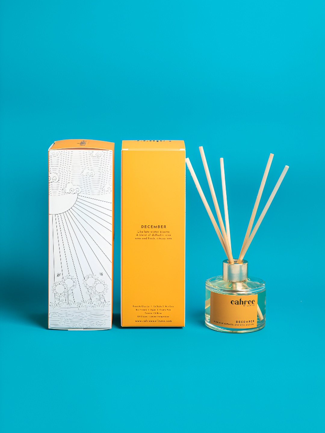 Cahree Wellness Yellow Aroma Oil Diffuser 150 ml