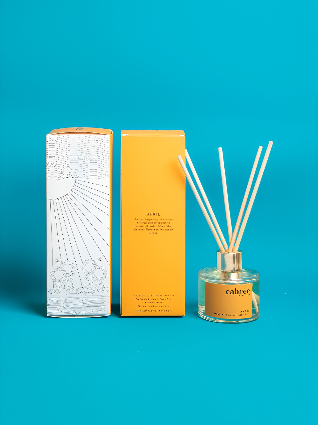 Cahree Wellness Yellow Aroma Oil Diffuser 150 ml