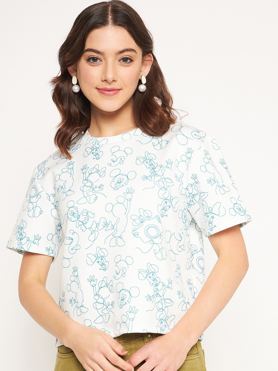 Madame Mickey Mouse Printed T-shirt