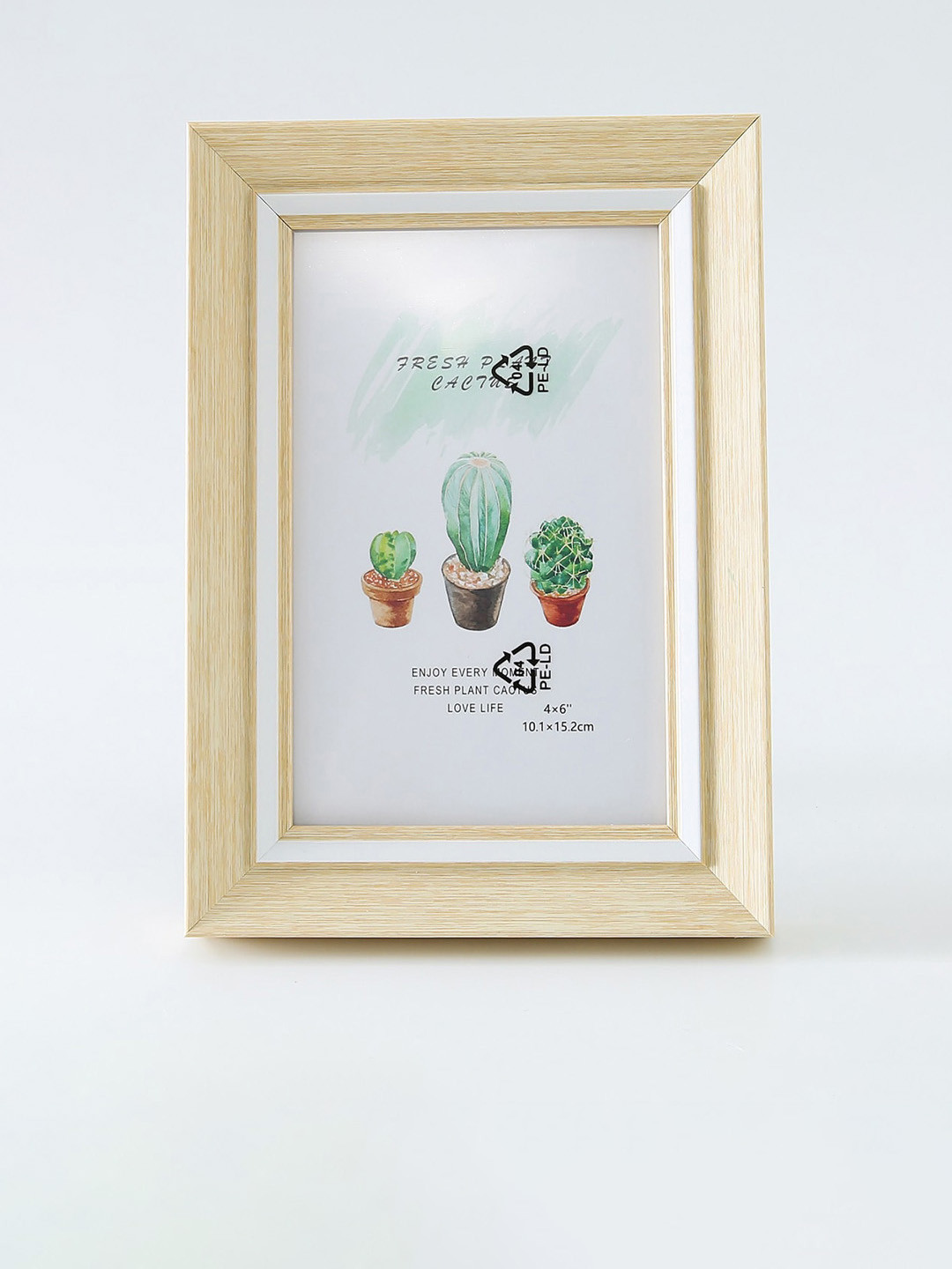 Kuber Industries Cream Rectangle Photo Frames