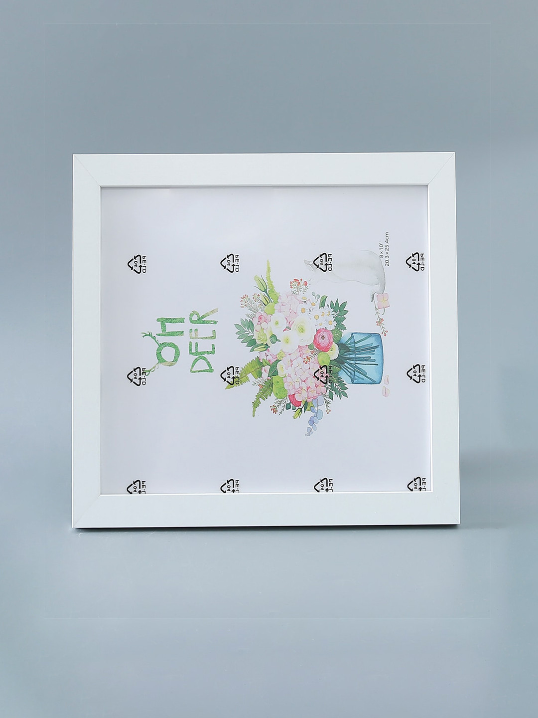 Kuber Industries White Rectangle Photo Frames