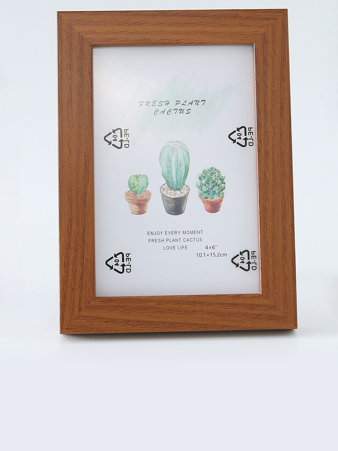 Kuber Industries Brown MDF Table Photo Frames