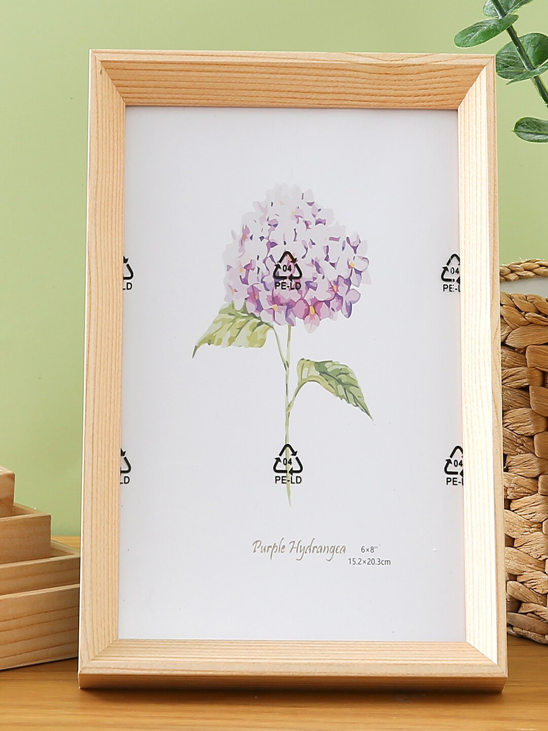 Kuber Industries Cream Coloured MDF Table Photo Frames