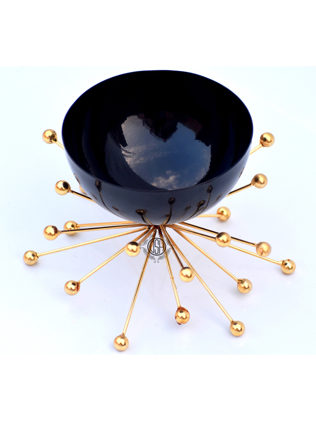 DSH Crafting Your Curiosity Black & Gold Metal Wire Decorative Bowls