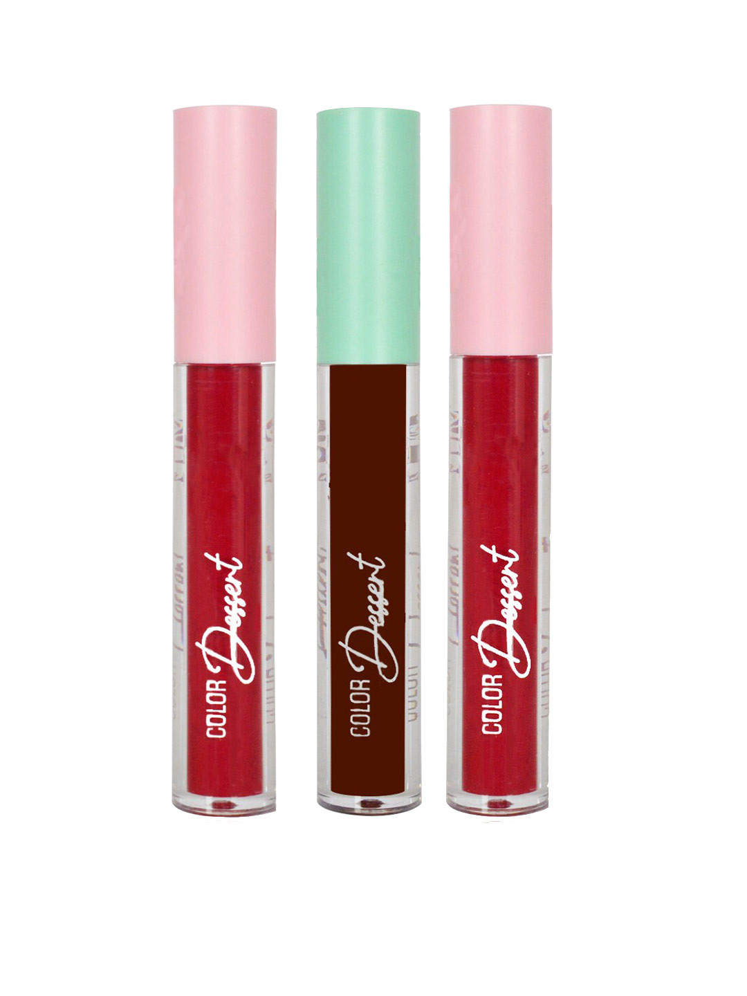 Adbeni Color Dessert 3-Pcs Long Lasting Liquid Matte Lipstick - 4ml Each - 17-22-23