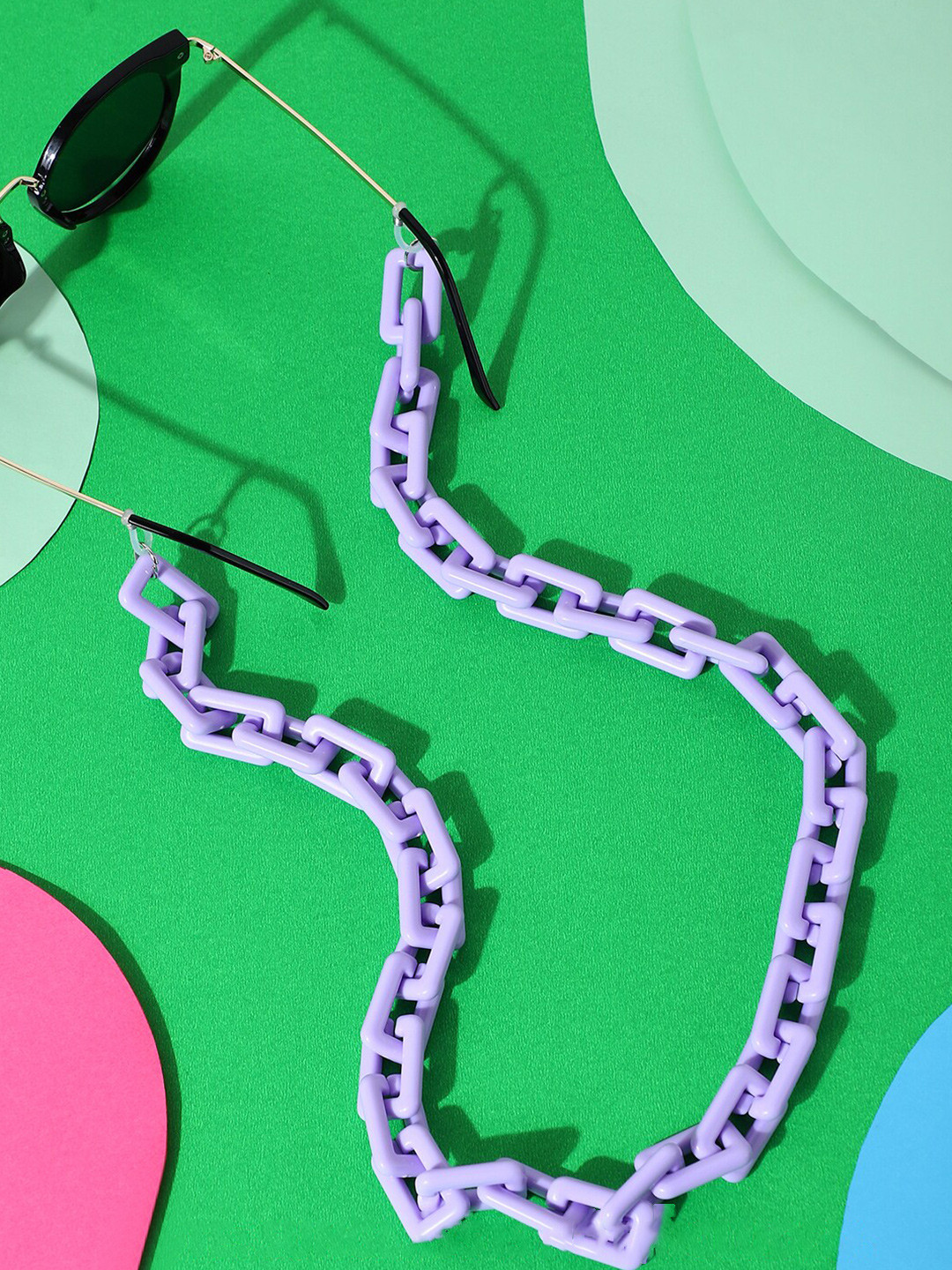 DressBerry Purple Alloy Link Sunglass Chain