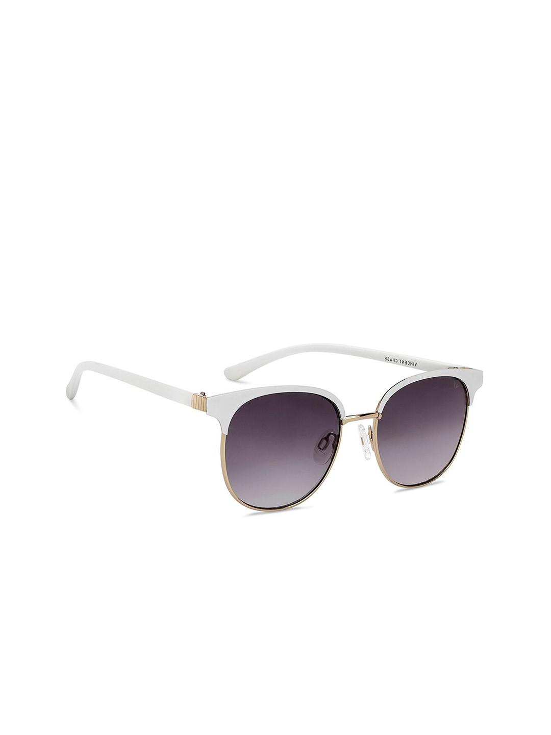 Vincent Chase by Lenskart Unisex Browline Sunglasses with UV Protected Lens