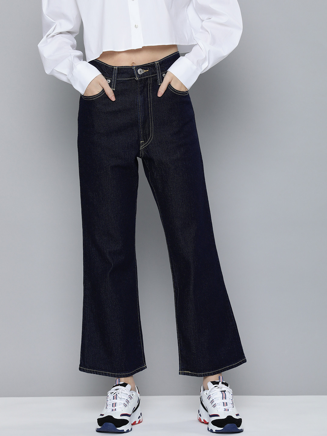 Levis Women Bootcut High Rise Stretchable Jeans