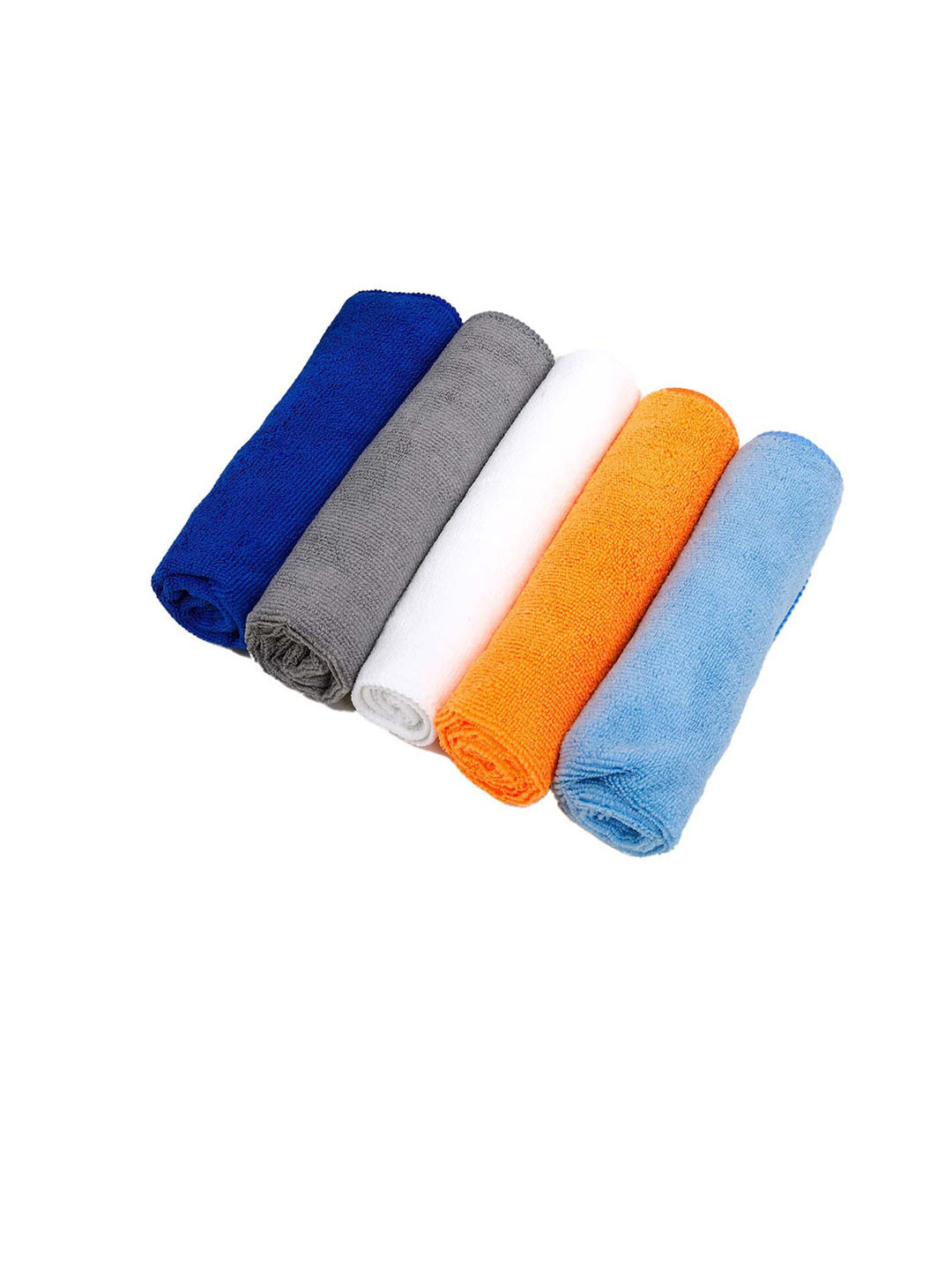 Kuber Industries 5 Pieces Grey & White Multi-Utility Kitchen Linen Sets