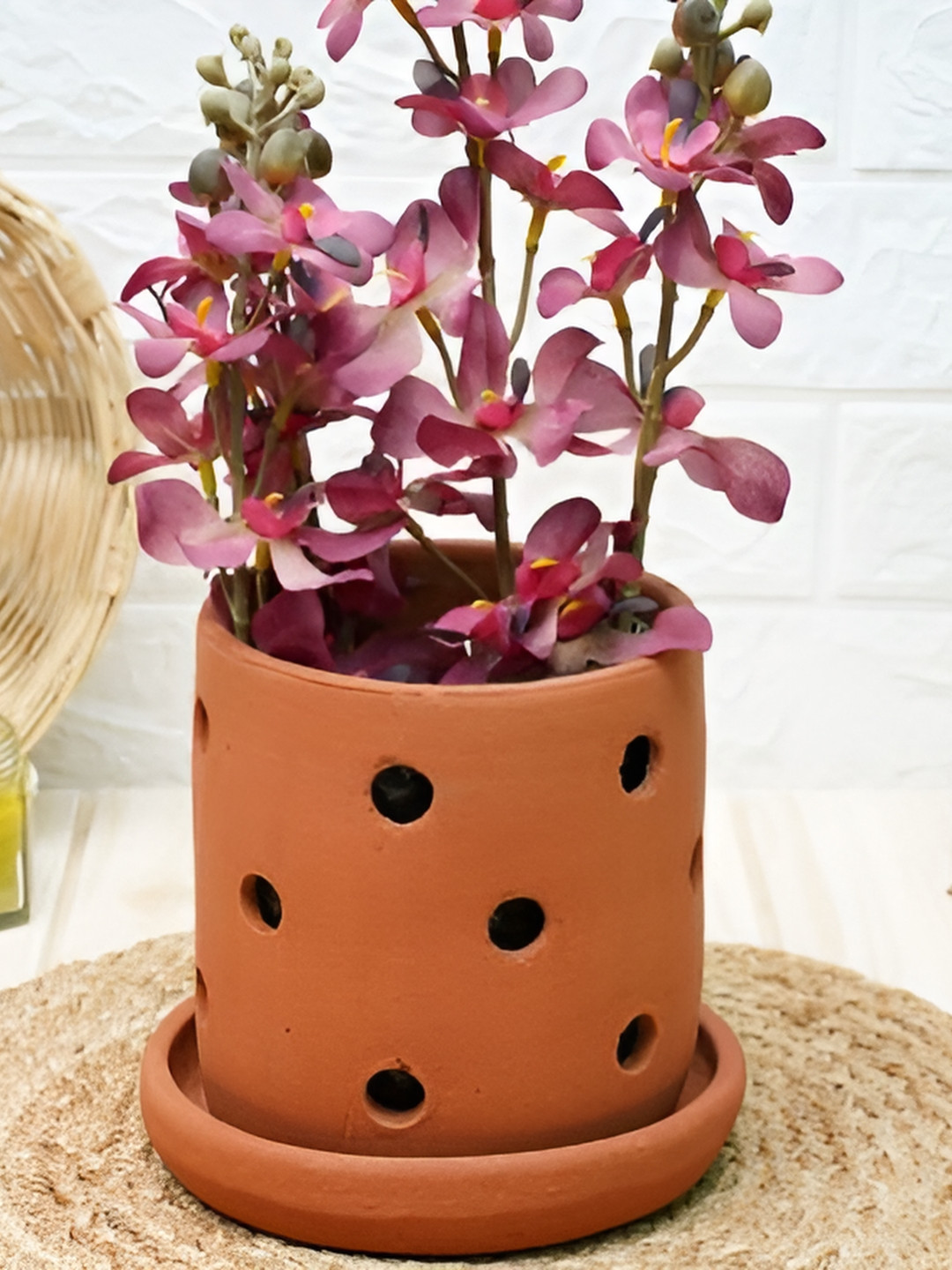 GOLD DUST Brown 2 pieces Planters