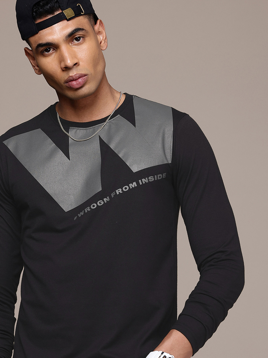 wrogn t shirt full sleeve